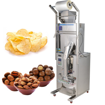 Sceau arrière automatique Pop Corn Biscuits noix à copeaux Machine d&#39;emballage alimentaire